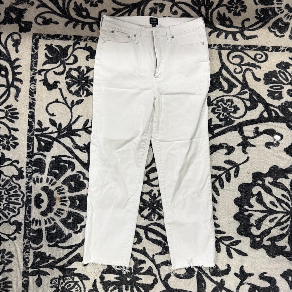 J Crew Stovepipe Women's White Jeans